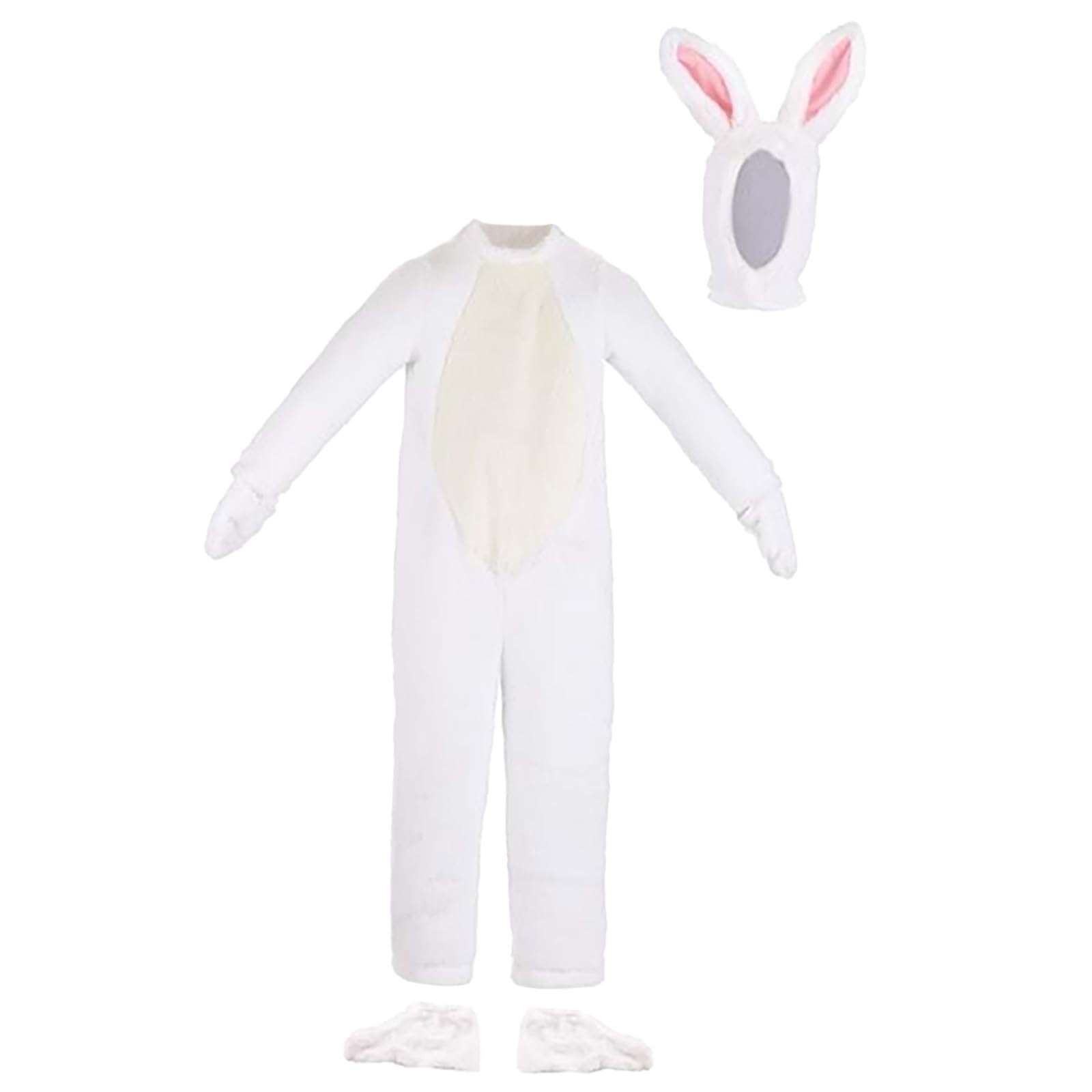 Costume da coniglio estivo 2026 per adulti, elegante tuta da personaggio dei cartoni animati, abbigliamento performance, vestito cosplay