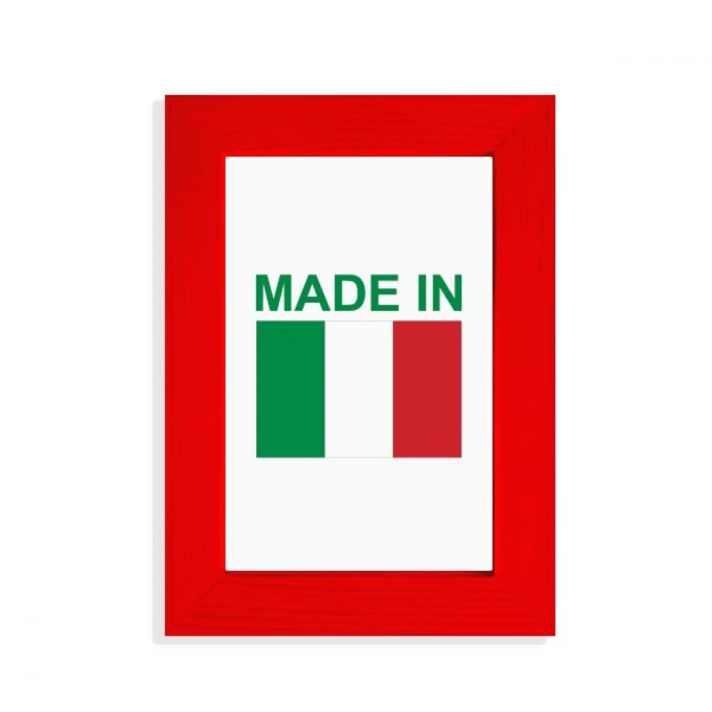 Cadre photo Italy Country Love rouge de qualité supérieure