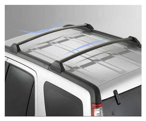Barras Transversales para CRV 2001 2002-2007 132 LBS 60 KG 1 Par Rieles Laterales Negros Portaequipajes para Techo Coche Barras Cruzadas Montadas Azotea del Coche Baca Portaequipajes