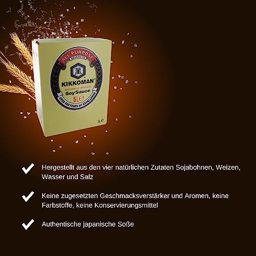 Foto von KIKKOMAN - Sojasoße - (1 X 5 LTR)