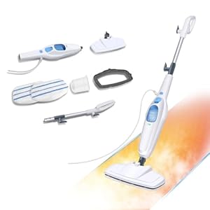 Yiyai 1 Dampfbesen 1500W Bodenreiniger Weiß