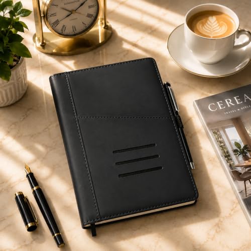 Image of FONSIE Diary journal for Girls and Women Rulled | pen holder | bookmark | Daily planner (8.27 inch * 5.7 inch inches).