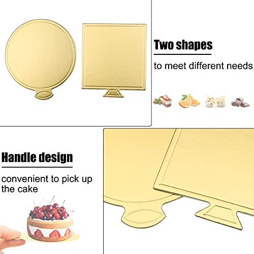Mostfun Mini piastra per torta dorata per mouse