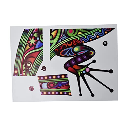 Maydahui Large Gecko Wall Decal Colorful Mandala Flower Pattern Wall Sticker (30 X 33 Inch) Vinyl Animal Wall Decals Removable Peel And Stick Lizard Art Murals Decor For Yoga Room Bedroom Living Room Background #TOP7