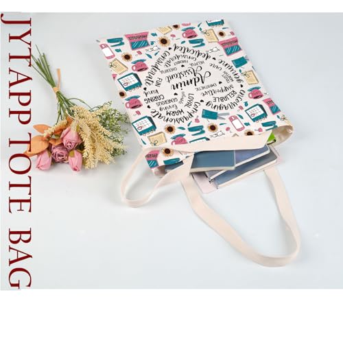 JYTAPP Admin Assistant Canvas Tote Bag Admin Professional Gift Administrative Secretary Shoulder Bag for Coworker3