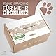 Pretty Paw ® Profi Katzenbürste Set I Katzen Pflege Set - 100% Hygiene & Komfort Dank gerundeter Massageborsten I Bürste für die optimale Kurzhaar & Langhaar I Unterfellbürste