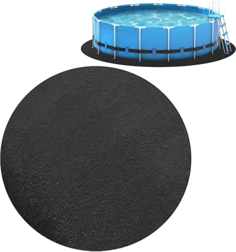 Base per piscina, 460 cm, telone da pavimento, per piscina, riutilizzabile, per protezione del pavimento, pieghevole, per ville per il tempo libero, stagni da giardino e all'aperto