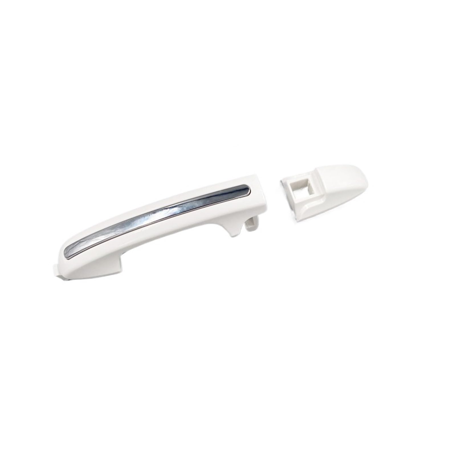 Trxjjvm for Foton for Tunland E3 E5 Pickup Door Outer Handle White Chrome car Exterior Door Handle(Rear Right)