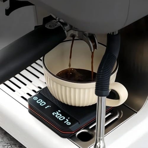 Digital Coffee Scales with Timer, 2kg/0.1g High Precision Rechargeable Mini Coffee Scale with 3 Modes for Espresso and Pour-Over Coffee, Portable Digital Coffee Scales - Image 7