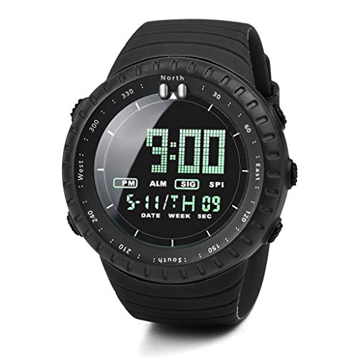 Kanlin1986 Relojes Hombre Reloj De Hombre De Moda Reloj Digital Led Reloj De Hombre Reloj Deportivo ElectróNico