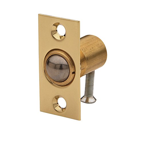 Baldwin Estate 0426.003 Solid Brass Adjustable Ball Catch in Lifetime Polished Brass, 1.37