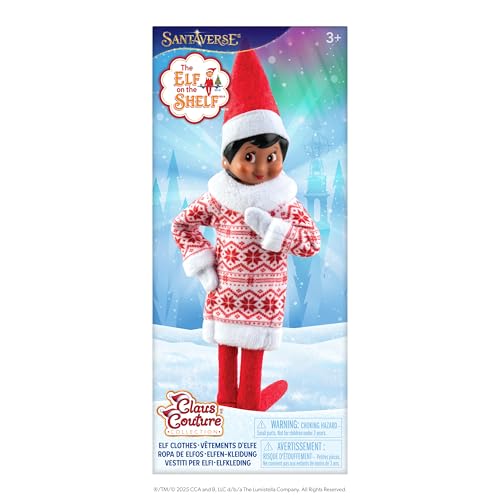 Robe pull douillette Claus Couture le cadeau idéal pour habiller l'elfe
