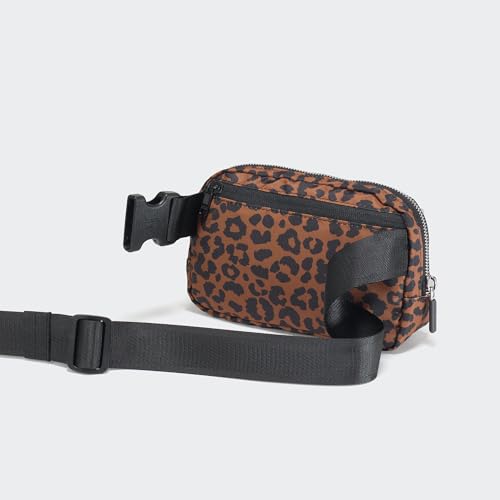 Image of Pander Everywhere Belt Bag for Women, Fashion Waist Packs, Crossbody Bags with Adjustable Strap (Midnight Leopard)