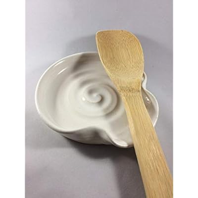 Spoon Rest, Ceramic Spoon Rest in White 41V6fbgLEvL. SS400