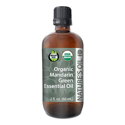 Aceite Esencial Orgánico Mandarín Verde 100% Puro 60 ml miniatura 1