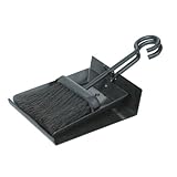Black Shovel and Brush Set with Pan