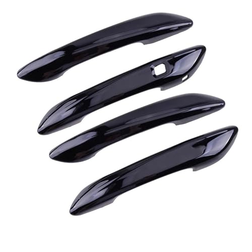 Cubierta de manija puerta coche Hyundai Elantra 2021 2022, accesorios negro brillante