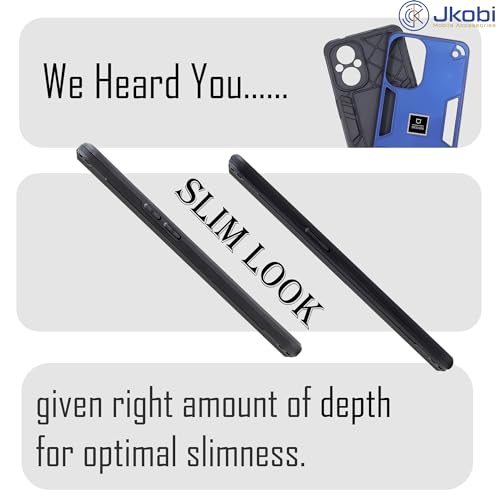 Image of Jkobi Back Cover Case for Tecno Spark 10 5G (Lightweight Hybrid Shockproof Polycarbonate| Slim Blue)