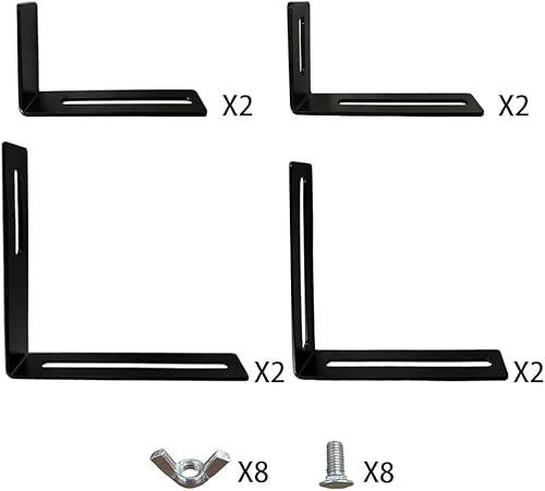 Miniatura 2 de Soportes de jardinera ajustables y desmontables, soporte para maceta, soporte para caja de flores colgante, soporte de caja de flores de ventana,