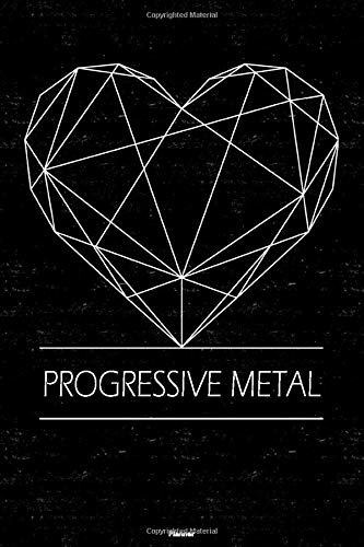 Progressive Metal Planner: Progressive Metal Geometric Heart Music Calendar 2020 - 6 x 9 inch 120 pages gift