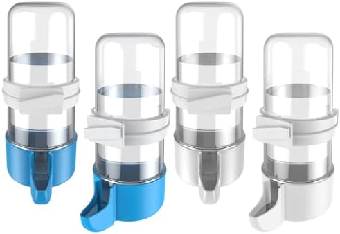 Bird Carrier with Water Dispenser: What You Need to Know Before Buying 7 Pawfly 4 Pcs Bird Water Dispenser, Cage Accessories for Parrot & Hamster, Bird Feeder for Cage, White & Blue Waterer for Small Parakeet Cockatiel Budgie Lovebirds