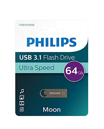 Preisvergleich Produktbild Philips Moon Edition USB-Speicherstick 64GB, USB3.1