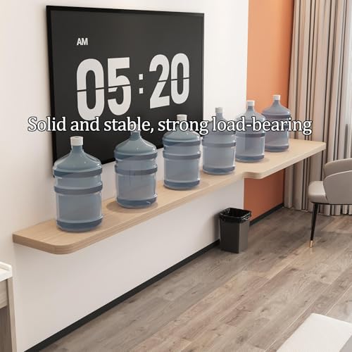 Table d'appoint murale avec meuble TV flottant et console de rangement bois