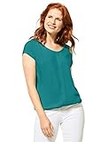 CECIL Damen T-Shirt Cecil Damen 314729 Indra T-Shirt, vital Emerald Green, Small