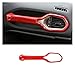 ZXCVBN wahawa Abdos Voiture intérieure Copilot Siège de la poignée de la poignée de la poignée de décoration de la décoration d'autocollants Convient à Jeep Renegade 2015-2016 (Color : Red)