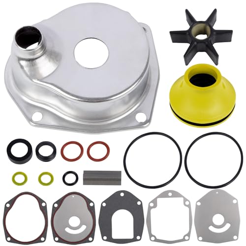 817275Q05 Upper Water Pump Repair Kit Compatible with 1991-2021 Mercury MerCruiser Alpha 1 Gen 2 Drives 200HP 225HP 250HP and Vazer Drives Water Pump Impeller Replaces 817275A4