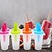 DECHOUS Small Plastic Popsicle Molds: 24-cavity Reusable Homemade Ice Popsicle Maker Easy-Release - Freezer Pop Molds with Sticks for Party Yogurt Juice Smoothies Sticks