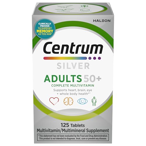 Centrum Silver Multivitamin for Adults 50 and Over 125 Tablets