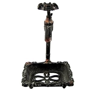 Treasure Gurus Old Rusty Garden Faucet Spigot Handle Soap Dish New Farmhouse Kitchen Bath Decor