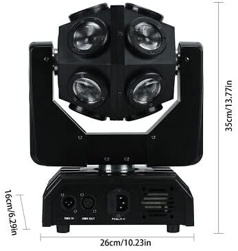 Miniatura 2 de 12x12W 4 en 1 RGBW cabeza móvil etapa luz fiesta bola LED discoteca luz DJ iluminación DMX para bar club concierto boda