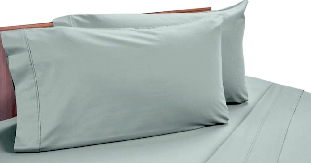 DreamFit DreamComfort Pillow Case Set of 2: 100% Enduring Long Staple Cotton – Experience Natural Softness That Grows Softer Over Time, Reinforced with Pill & Fray Resistant Strength, Gray King