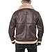 Mifidy Leon Kennedy Jacket, Men Thick Fur Leather Motorcycle Bomber Comfort Durable Soft Warm Coat Halloween Cosplay Costume Winter Outfit Large