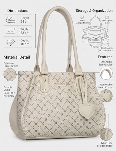 Image of Fostelo Women's Buenos Satchel Tote Handbag for Women | Ladies Purse | Stylish Shoulder Bag | Gift For Women