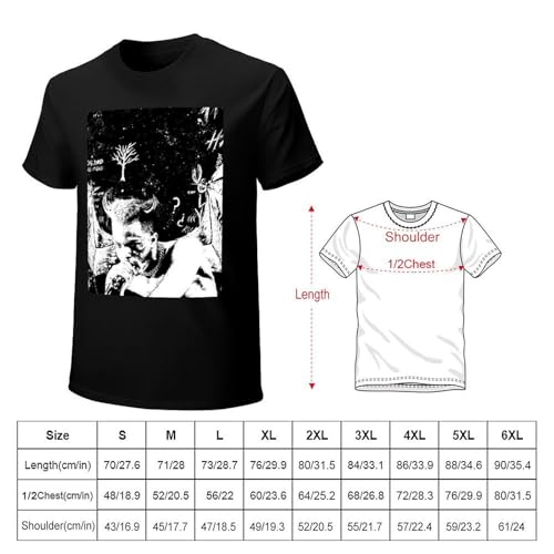 IZIWDORW Xxxtentacion - Camiseta de verano transpirable ligera que absorbe la humedad para comodidad en climas cálidos, Negro, L