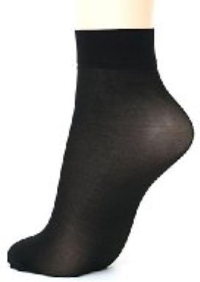 TRY ON Disposable SOCKS PEDS FOOTIES DISPOSABLE NYLON SLIP ON SOCKS FOR GUEST WOMENS MENS BLACK NUDE COLOR