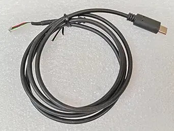 YUKONICS Type-C USB Cable | for Precision PB510 Fingerprint Scanner | Strong & Durable Type-C USB Cable (Black)