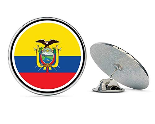 Ecuador Flag Metal 0.75