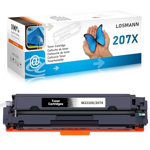 Toner noir HP 207X compatible LOSMANN W2210X pour imprimante Color LaserJet Pro MFP M283fdw
