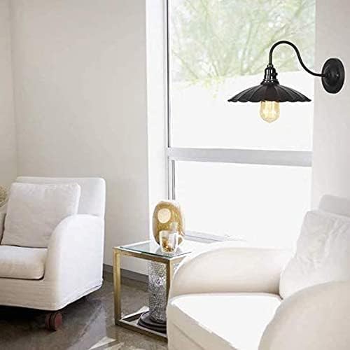 Generic Wandlampen, E27 smeedijzeren zwanenhals wandlamp retro industrie wandlamp verstelbare metalen verlichting lampen versieren restaurant café slaapkamer 36,5 cm* 20 cm photo 2