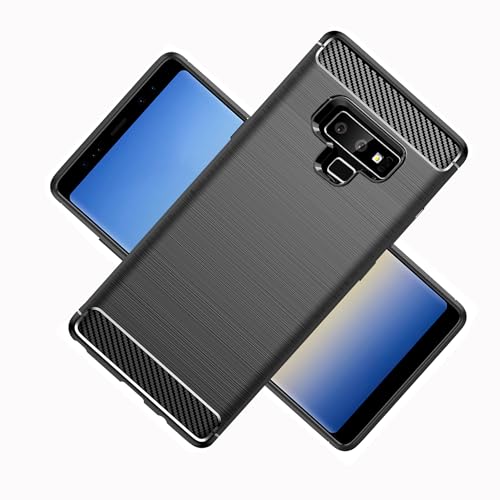 LXHGrowH Funda para Samsung Galaxy Note 9, Fundas Antigolpes Delgada Suave Silicona Protección Caso, Anti-Choques Protector TPU Gel Flexible Carcasa Anti-Arañazos Cover, Color Negro