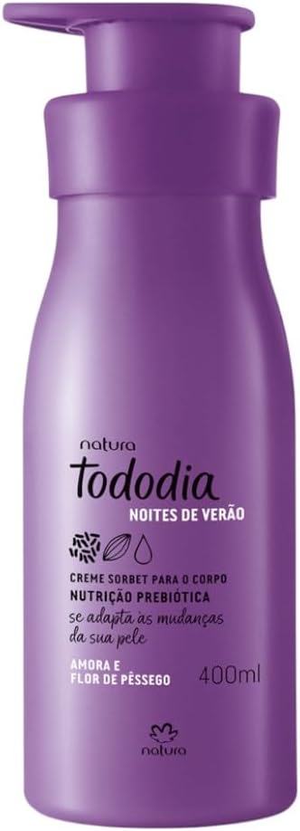 Creme Hidratante Corporal Tododia Amora e Flor de Pêssego 400ml