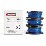 オレゴンプレフィルドトリマスプールライン リョービ用、AC14RL3Aに適合、Ryobi One+ 10インチトリマー(18V、24V、40V)に適合、オレゴンゲイターラインスクエアツイストスプール、0.08インチ、3パック
