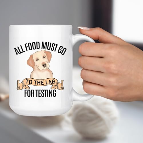 All Food Must Go to The Lab For Testing Lab Testing for Dog Lovers 11oz 15oz White Coffee Mug All Food Must Go to The Lab For Testing Lab Testing for Dog Lovers 11oz 15oz White Coffee Mug