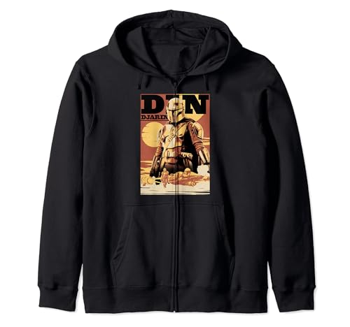 Sweat Star Wars Din Djarin The Book Of Boba Fett veste Tatooine zippée