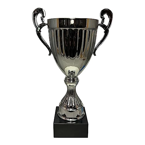 Express Medals 12 Inch Bright Metal Silver Color Trophy Cup