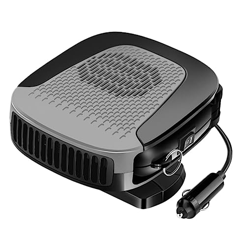 ABOOFAN 1 Pieza calentador de coche descongelador del calentador del coche portátil termoventilador ventilador calefactor desempañador automático de nieve descongelador de plástico AbS